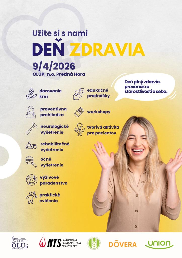 DEŇ ZDRAVIA v&nbsp;OLÚP, n.o. Predná Hora  1
