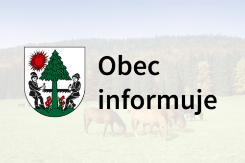 Obec informuje